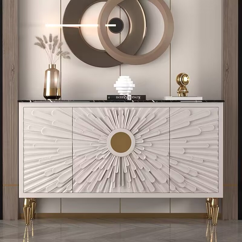 Interior Design Hall - Lemari sepatu mewah Nordik, furnitur desainer
