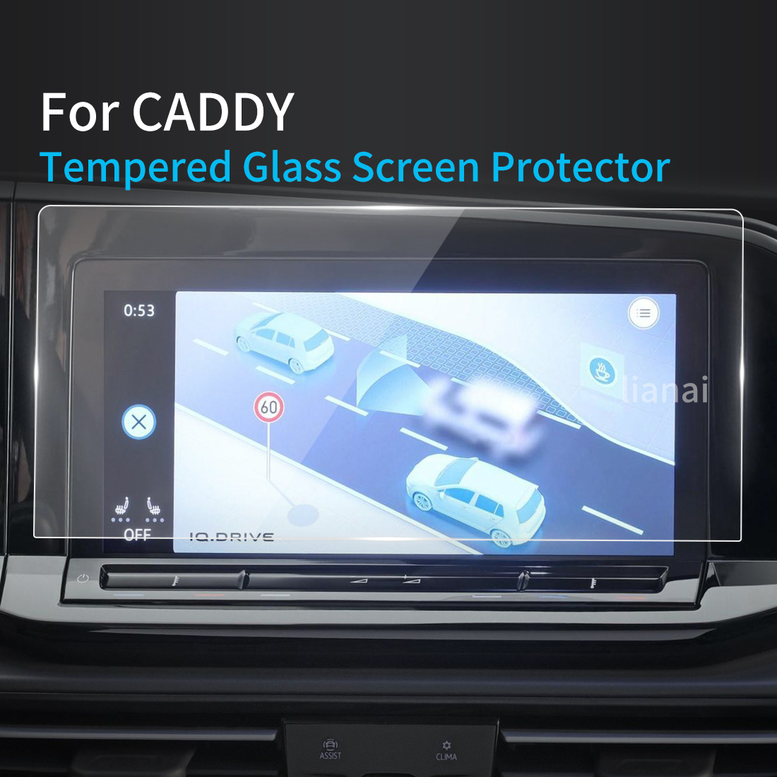 Interior Design Presentation - Pelindung layar untuk VW Caddy 2023