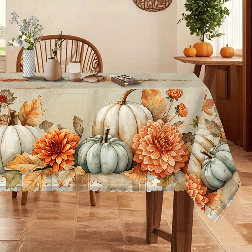 Interior Design Years Of School - Taplak Meja Autumn Joy, Desain Pola