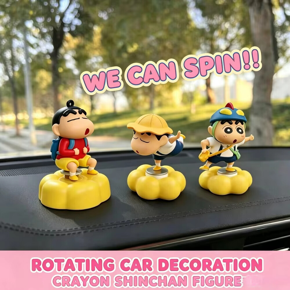 Interior Design Mockup - Ornamen Dashboard Mobil Crayon Shin-Chan yang
