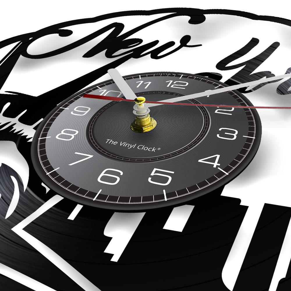 Jam Dinding Vinyl Vintage New  - Interior Design Nyc ulasan dan harga