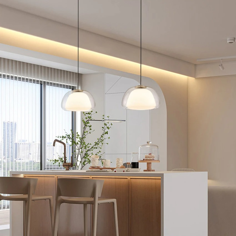 Lampu Gantung Kaca Restoran De - Interior Design Hall ulasan dan harga