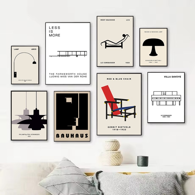 Poster Arsitektur Abstrak Desa - Interior Design Usa ulasan dan harga