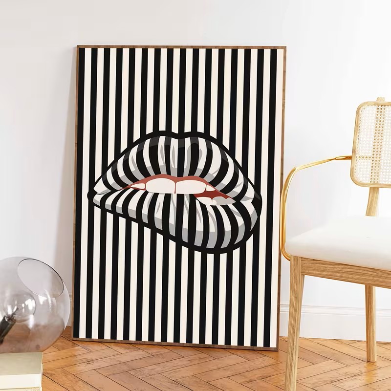 Dinding Seni Poster Kanvas Ber - Interior Designer ulasan dan harga