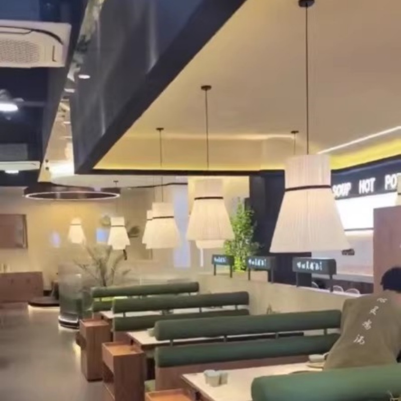 Lampu Gantung LED Kain Minimal - Interior Design Hall ulasan dan harga