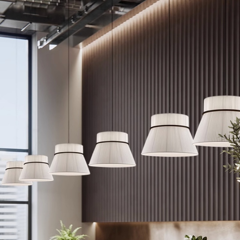 Lampu Gantung LED Kain Minimal - Interior Design Hall ulasan dan harga