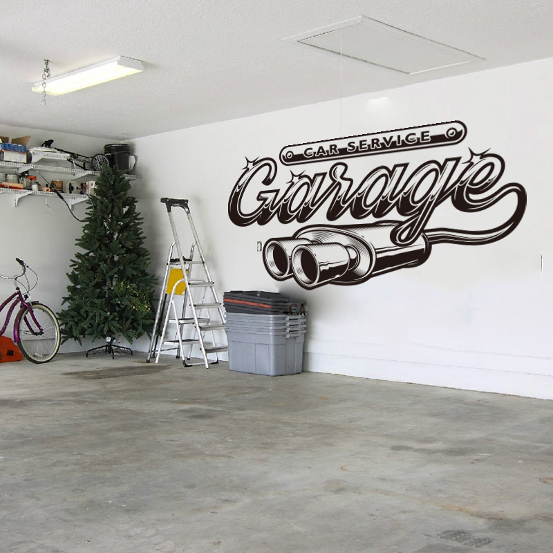 Stiker Dinding Garasi Layanan  - Interior Design Magazine ulasan dan harga